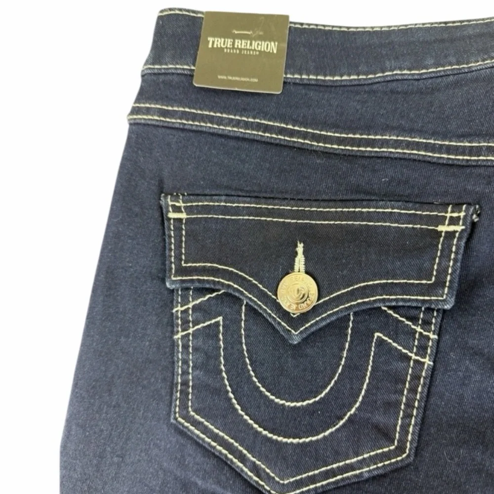 True Religion -‎ Joey Flare Flap Jeans Low Rise 28 600793 - Picture 3 of 9